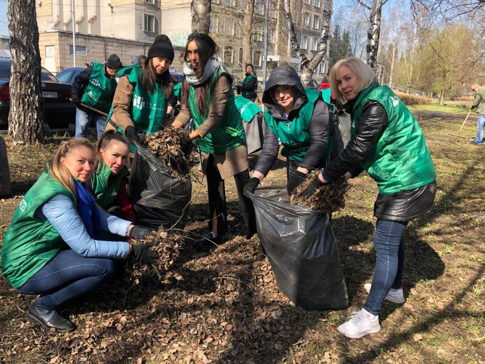 Угольщики «Разреза Тайлепский» поучаствовали во Всекузбасском субботнике