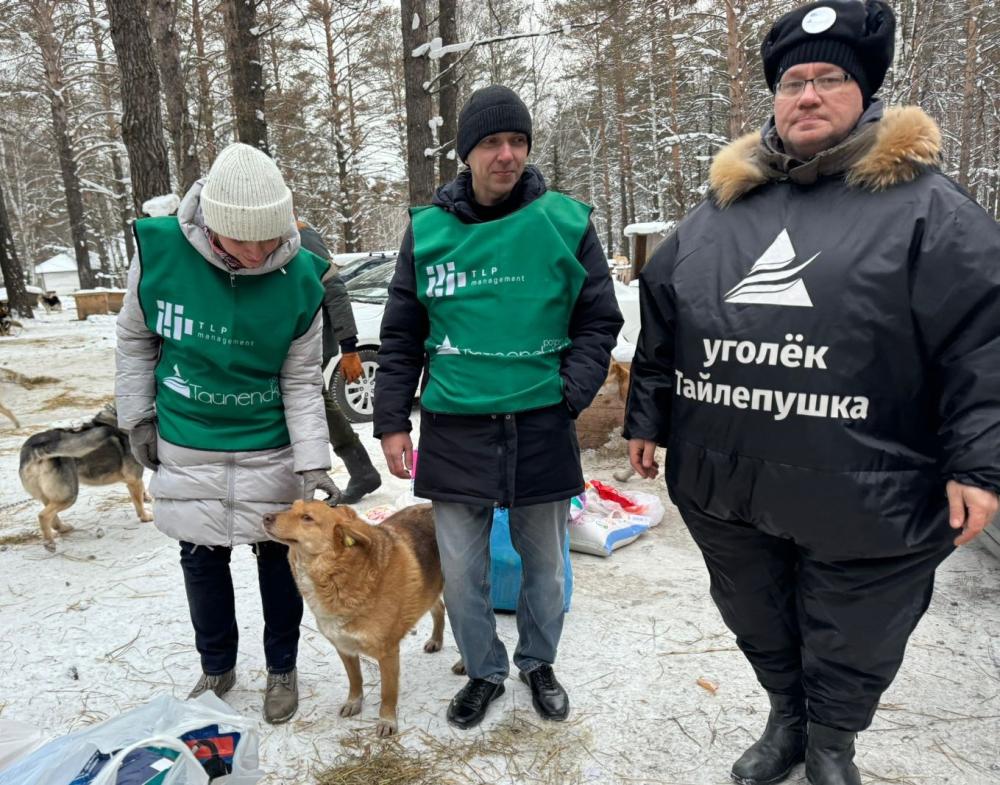 Волонтеры «Разреза Тайлепский» помогли приюту для бездомных животных